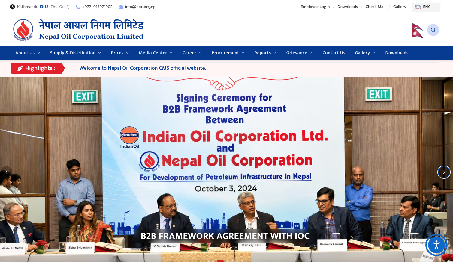 NOC Website